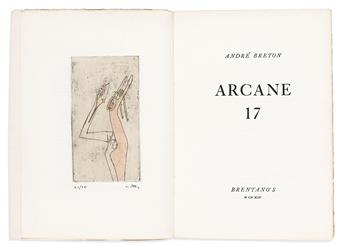 Breton, André (1896-1966) & illus. Roberto Matta (1911-2002) Arcane 17.